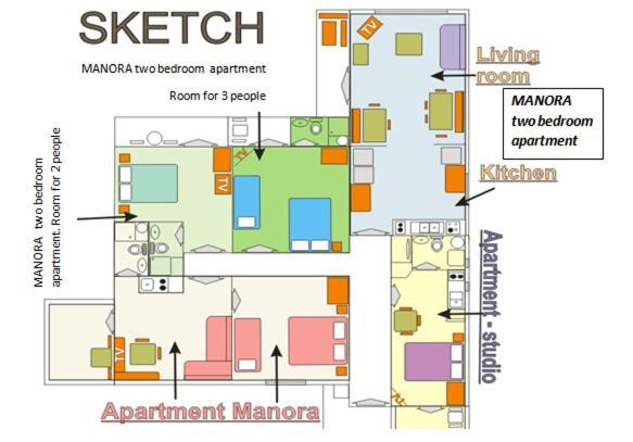 Manora Sucuraj 2 bedroom apartment Sućuraj Exterior foto